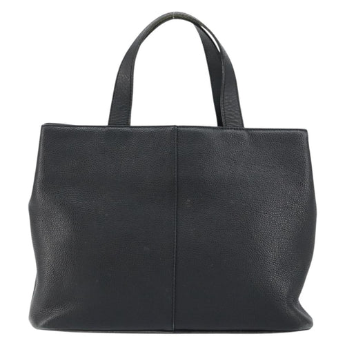 Burberry Vintage Handbag Leather Black Leather Handbag