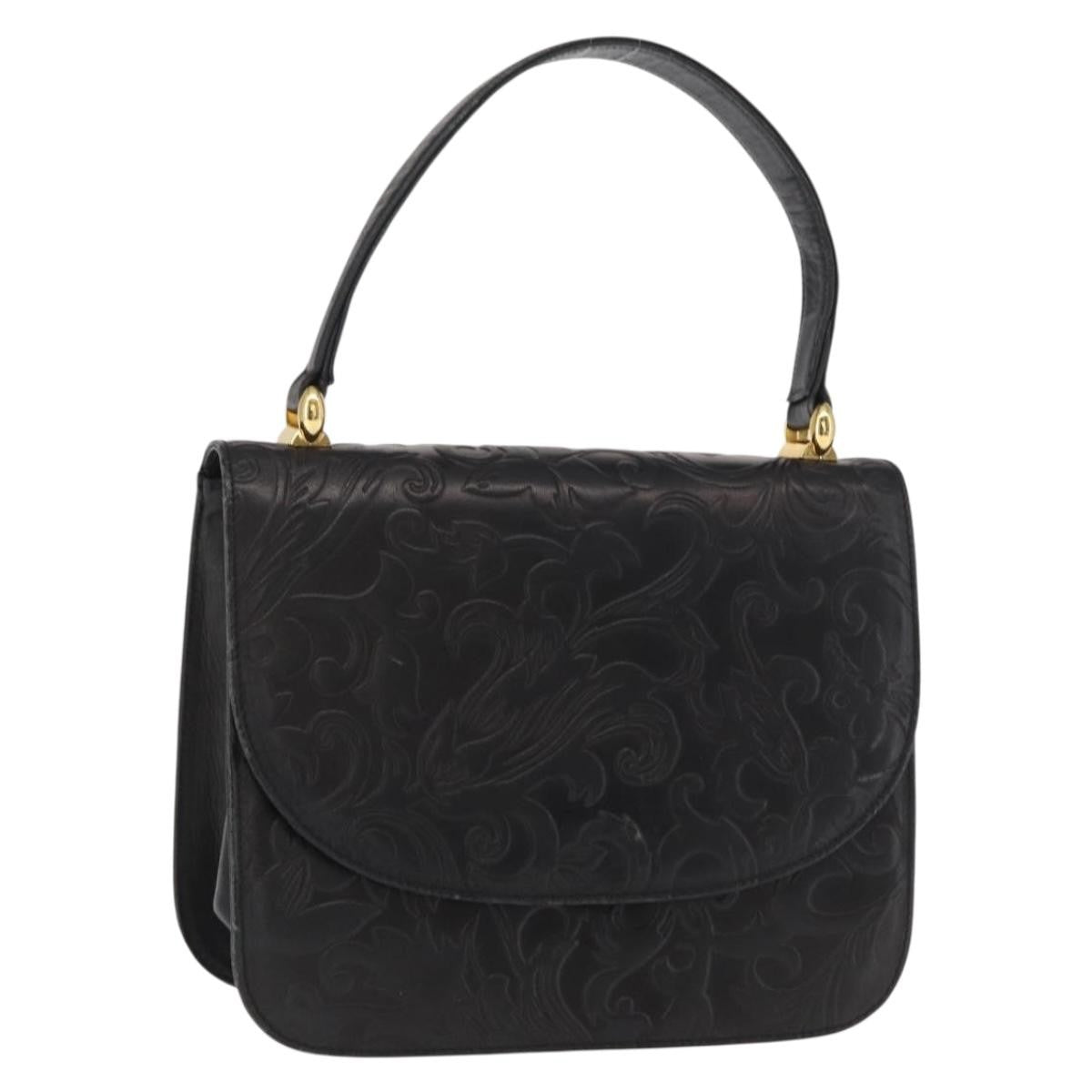 Balenciaga Vintage Handbag Leather Black Leather Hand