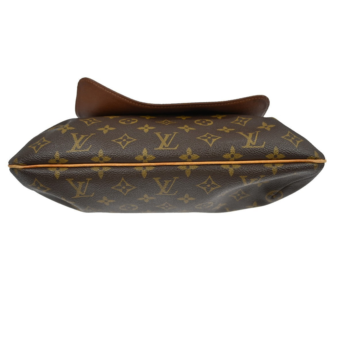 Louis Vuitton Musette Handbag Monogram Canvas Brown Canvas Shoulder Bag