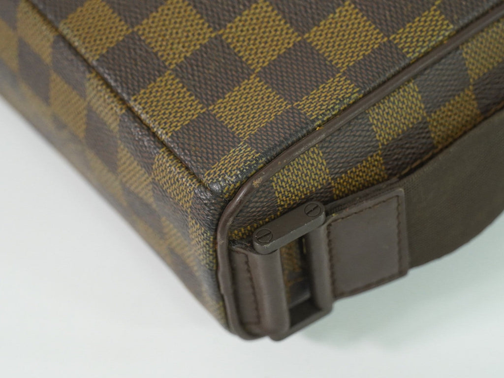 Louis Vuitton Olav Handbag Damier Brown Canvas Shoulder Bag