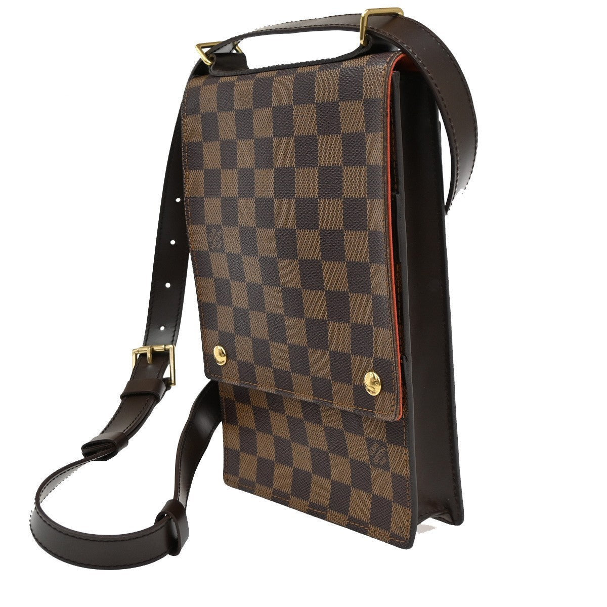 Louis Vuitton Portobello Messenger Damier Brown Canvas Shoulder Bag