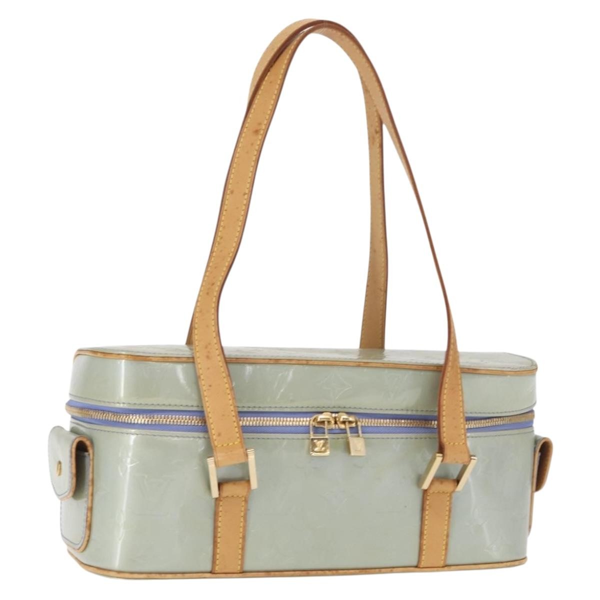 Louis Vuitton Sullivan Horizontal Bag Monogram Vernis Purple Patent_Leather Handbag
