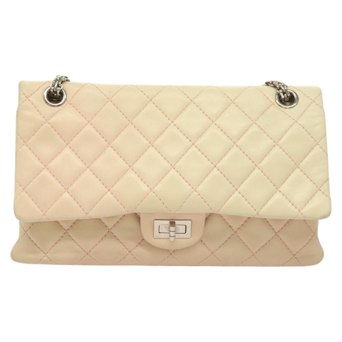 Chanel Reissue 2.55 Flap Bag Quilted Calfskin Pink Lamb_Skin Bag