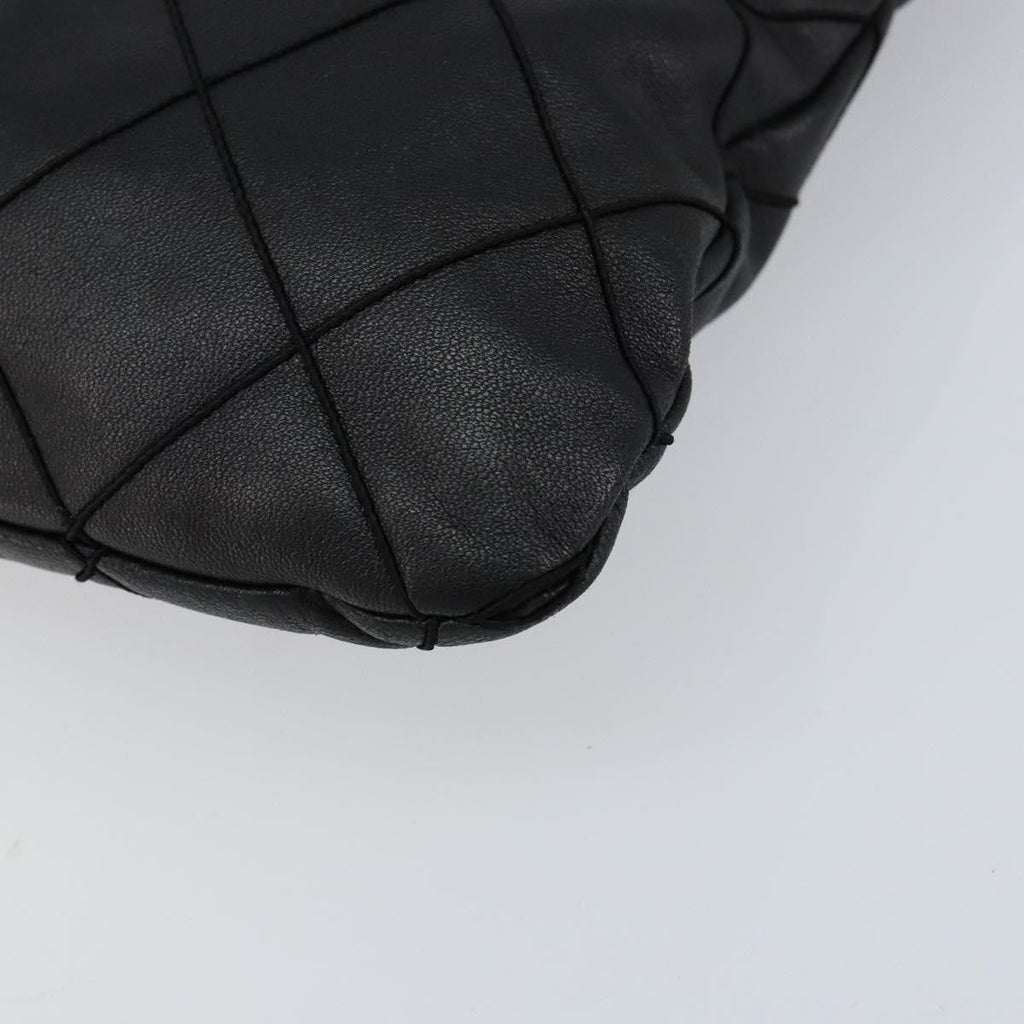 Chanel Vintage Shoulder Bag Leather Black Leather Shoulder Bag Bag
