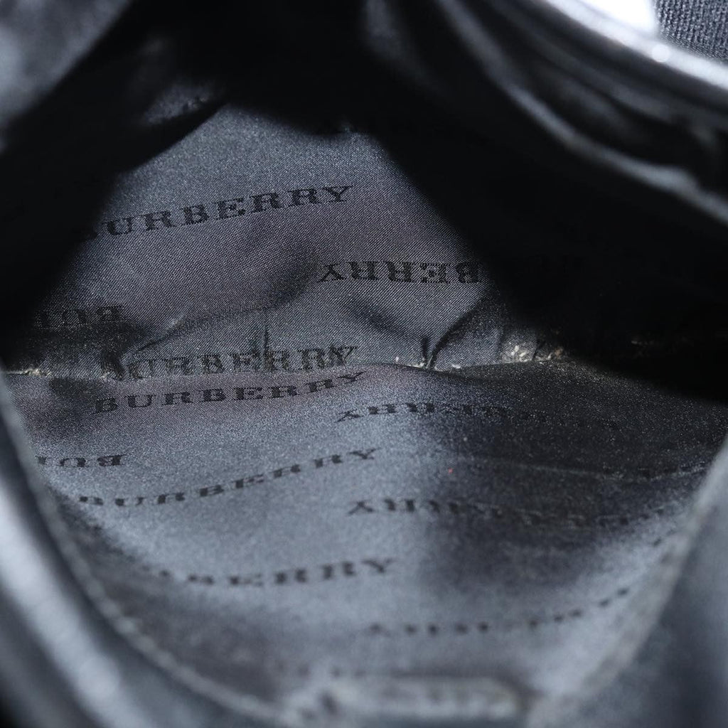 Burberry Nova Check Shoulder Bag Canvas Black Canvas Shoulder Bag