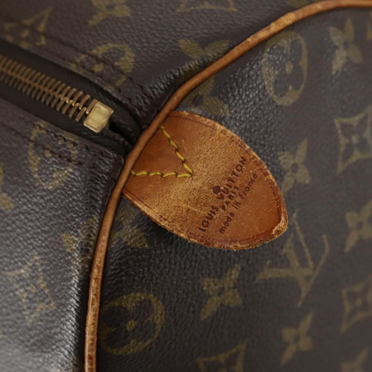 Louis Vuitton Keepall Bag Monogram Canvas Brown Canvas Travel Bag