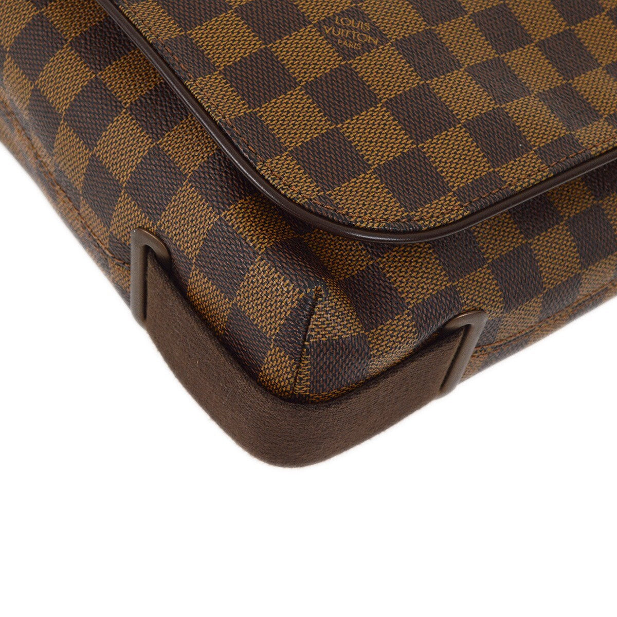 Louis Vuitton Brooklyn Handbag Damier Brown Canvas Shoulder Bag