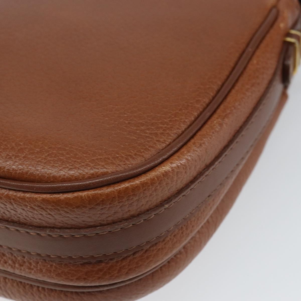 Burberry Vintage Shoulder Bag Leather Brown Leather Shoulder Bag