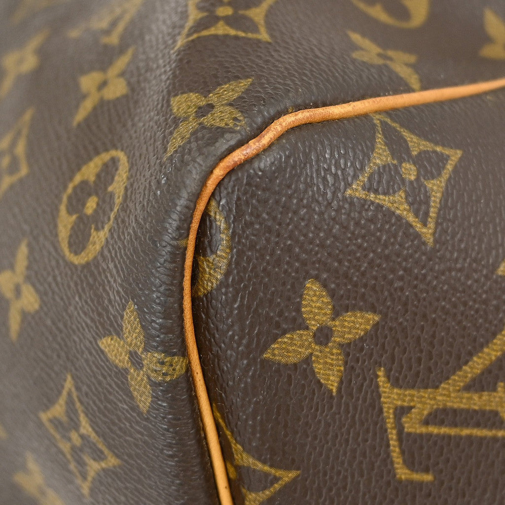 Louis Vuitton Keepall Bag Monogram Canvas Brown Canvas Travel Bag