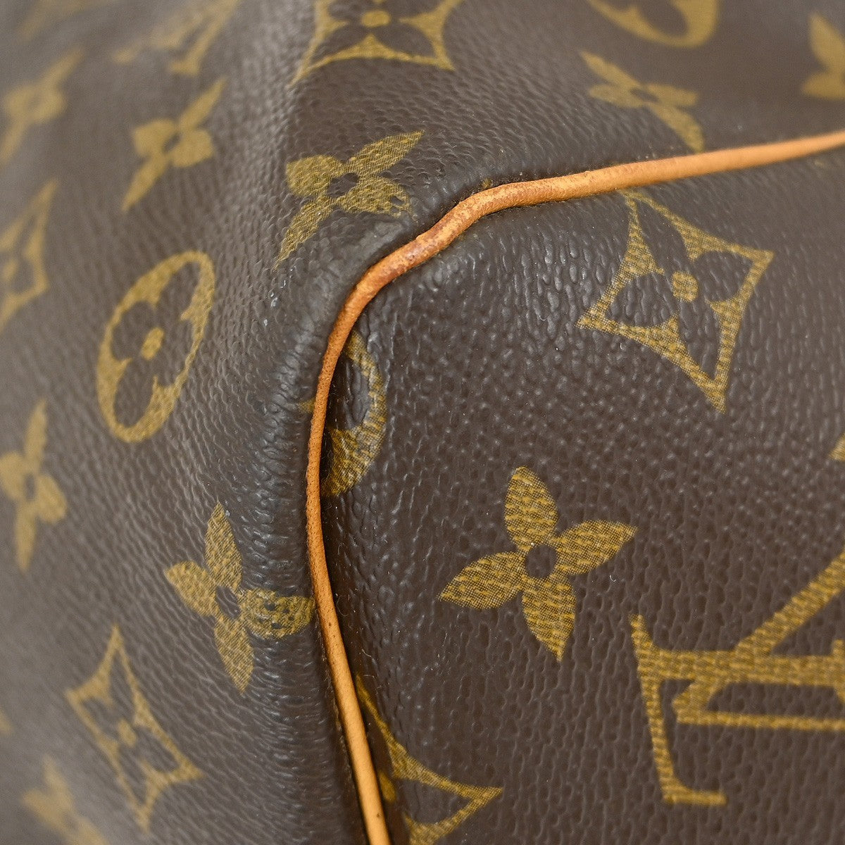Louis Vuitton Keepall Bag Monogram Canvas Brown Canvas Travel Bag