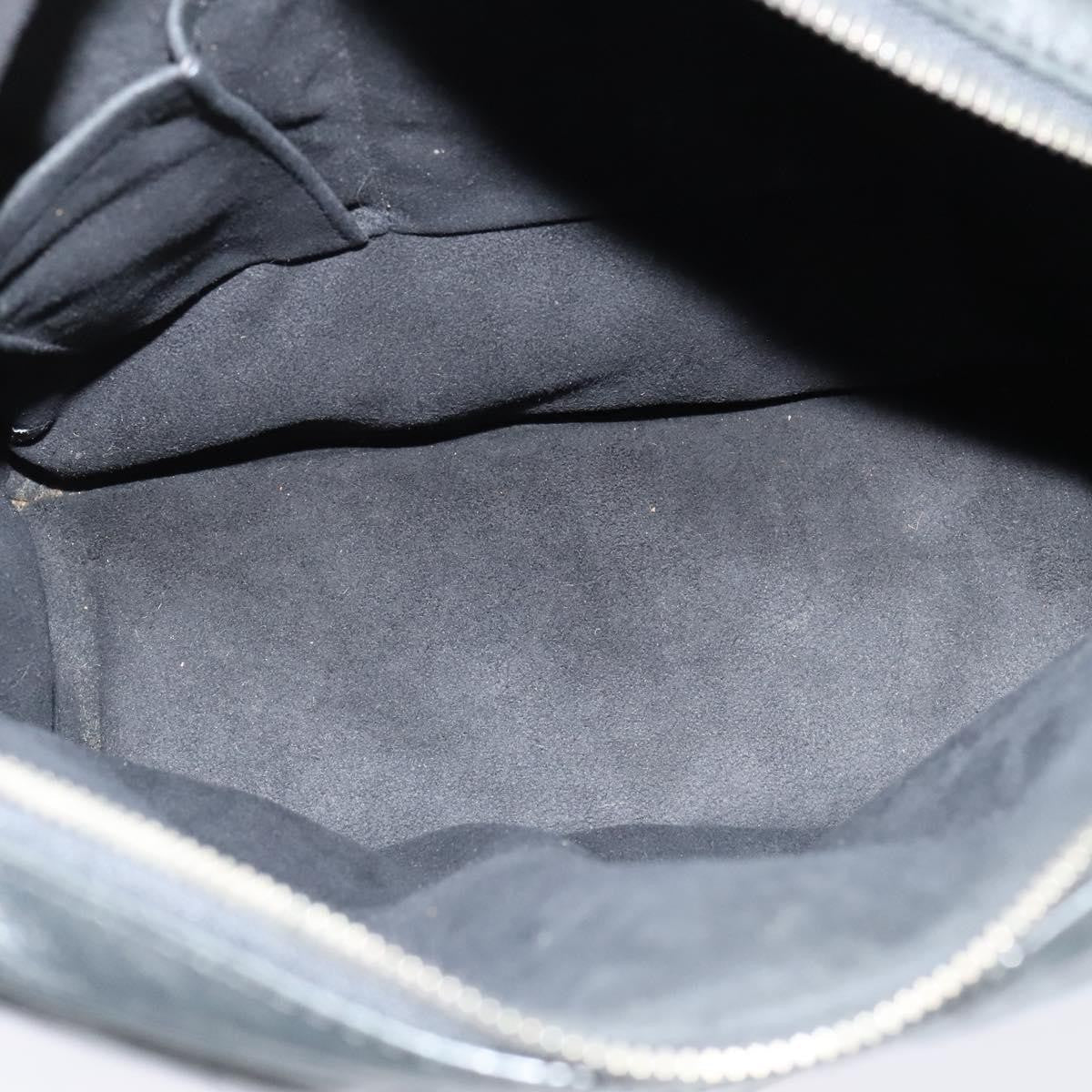 Louis Vuitton Clarkson Messenger Bag Monogram Shadow Leather Black Leather Bag