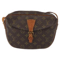 Louis Vuitton Jeune Fille Handbag Monogram Canvas Brown Canvas Shoulder Bag