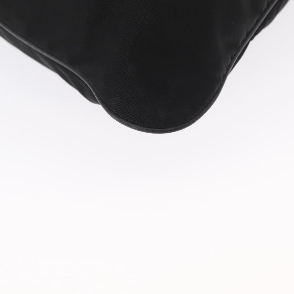 Prada Front Pocket Messenger Bag Tessuto Black Nylon Shoulder Bag Bag