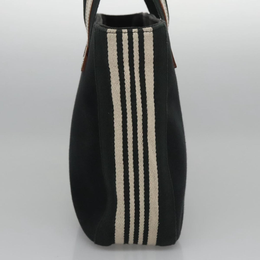 Burberry Blue Label Tote Bag Canvas Black Canvas Tote Bag