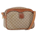 Celine Vintage Macadam Shoulder Bag Canvas And Leather Beige Canvas Shoulder Bag Bag