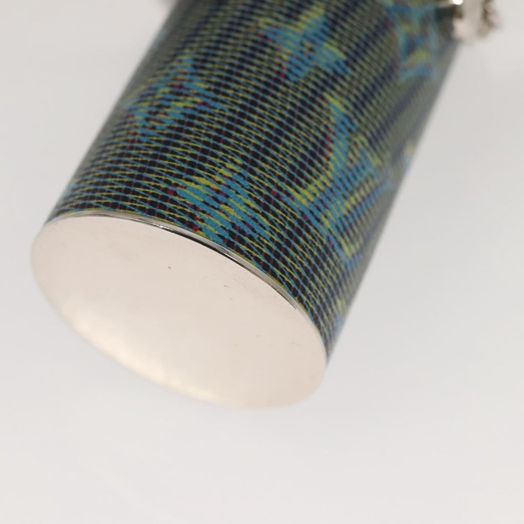 Louis Vuitton Lipstick Case On Chain Damier Monogram Lv Pop Canvas Blue Canvas Clutche & Pouche Bag