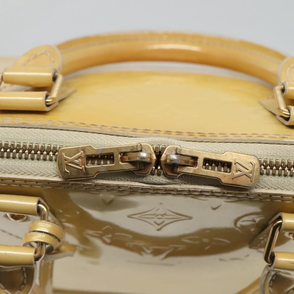 Louis Vuitton Alma Handbag Patent Leather Yellow Patent_Leather Handbag