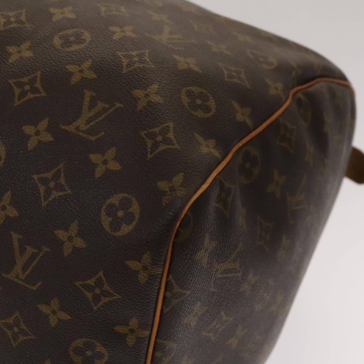 Louis Vuitton Keepall Bag Monogram Canvas Brown Canvas Travel Bag