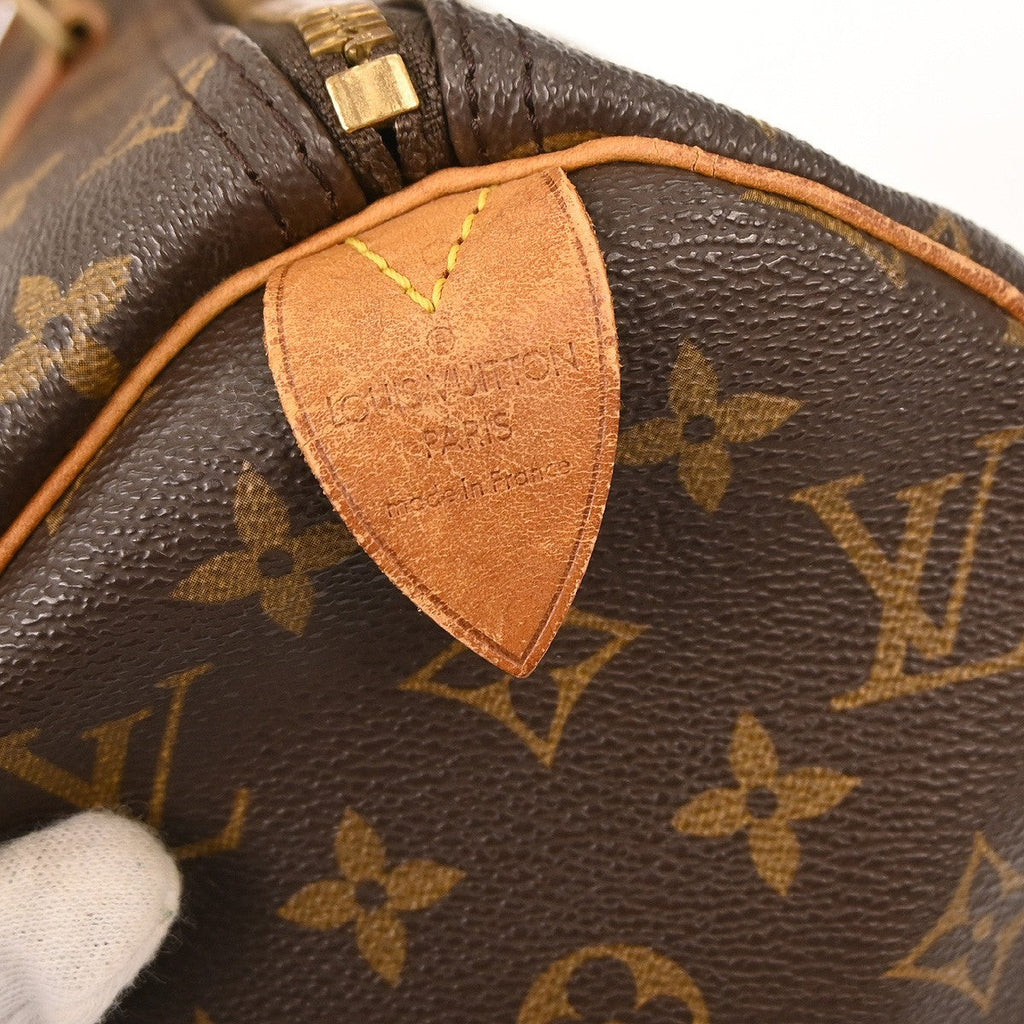 Louis Vuitton Keepall Bag Monogram Canvas Brown Canvas Travel Bag