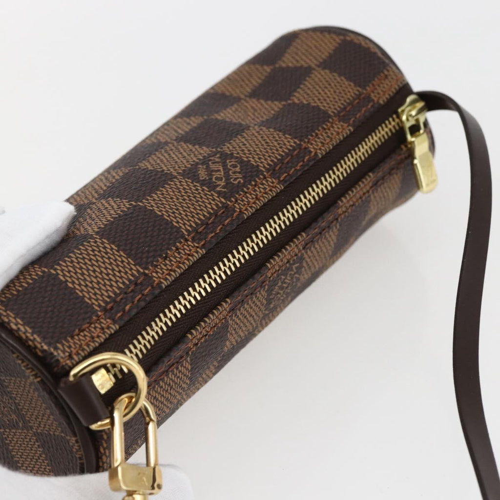 Louis Vuitton Papillon Pochette Damier Brown Canvas Clutche & Pouche Bag