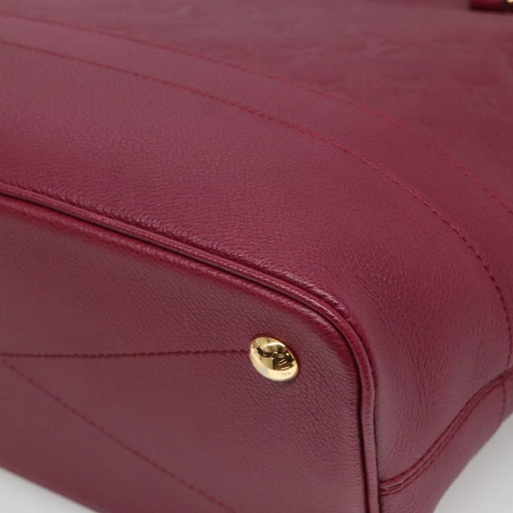 Louis Vuitton Citadine Handbag Monogram Empreinte Leather Purple Leather Tote Bag