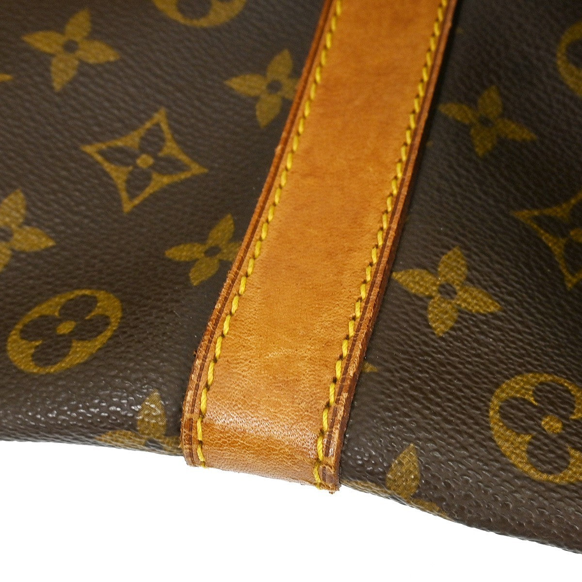 Louis Vuitton Keepall Bag Monogram Canvas Brown Canvas Travel Bag