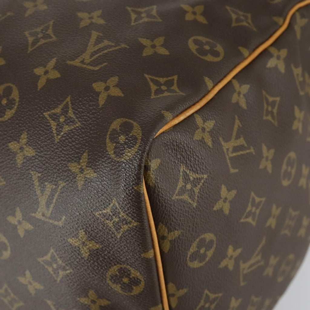 Louis Vuitton Keepall Bag Monogram Canvas Brown Canvas Travel Bag