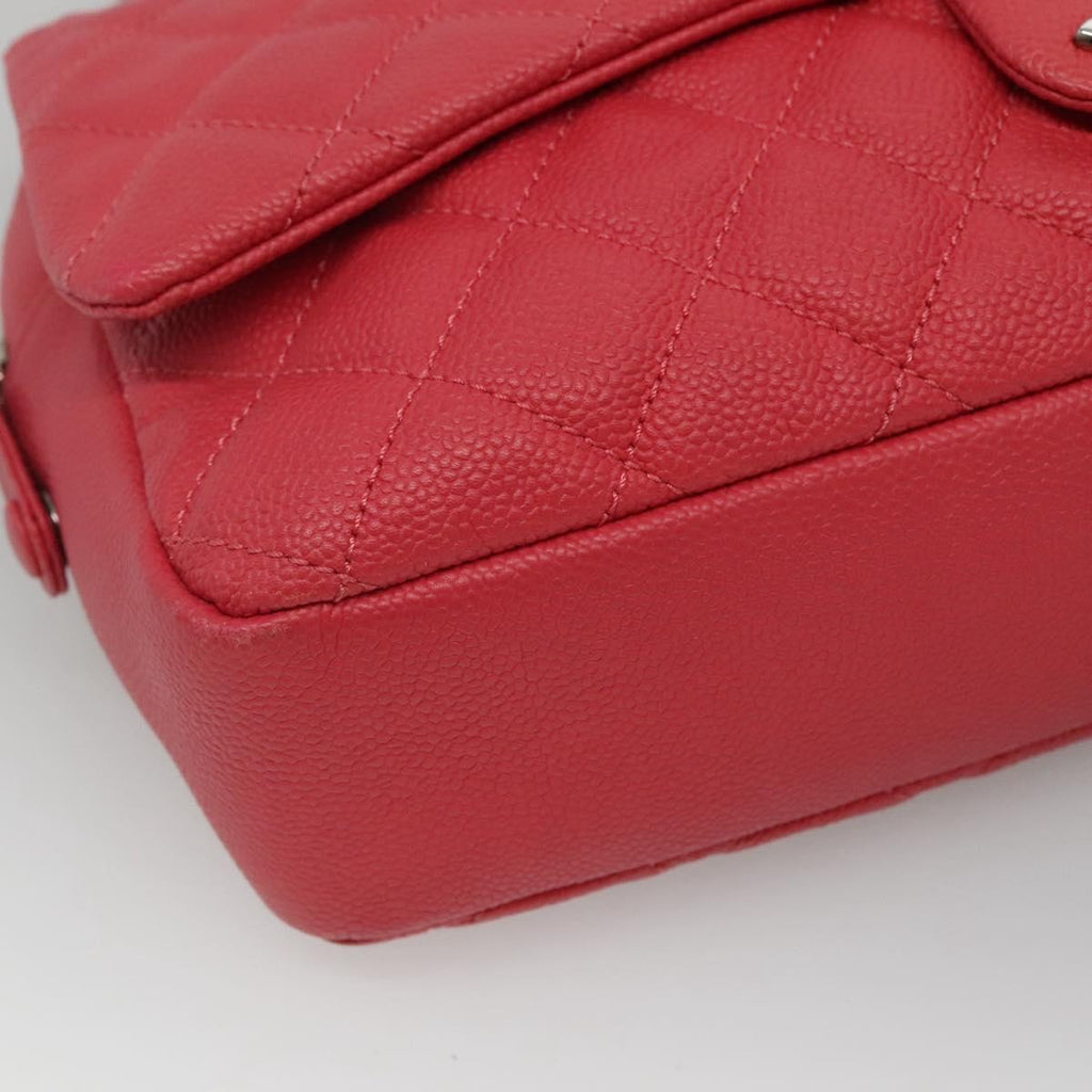 Chanel Flap Shoulder Bag Quilted Lambskin Pink Calfskin Shoulder Bag Bag
