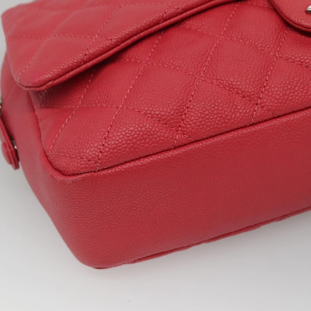 Chanel Flap Shoulder Bag Quilted Lambskin Pink Calfskin Shoulder Bag Bag