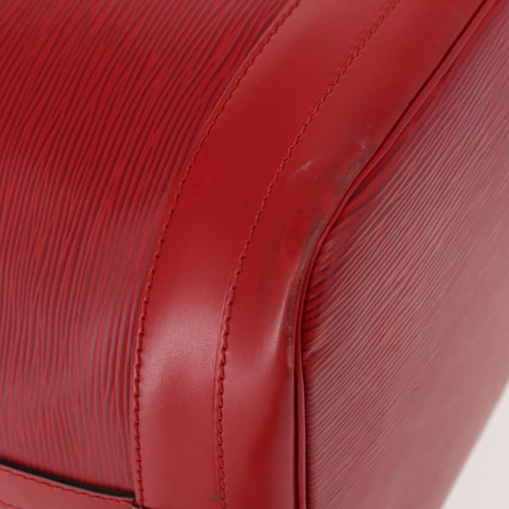 Louis Vuitton Noe Handbag Epi Leather Red Leather Shoulder Bag