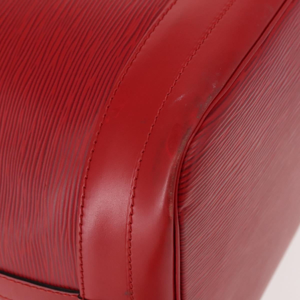 Louis Vuitton Noe Handbag Epi Leather Red Leather Shoulder Bag