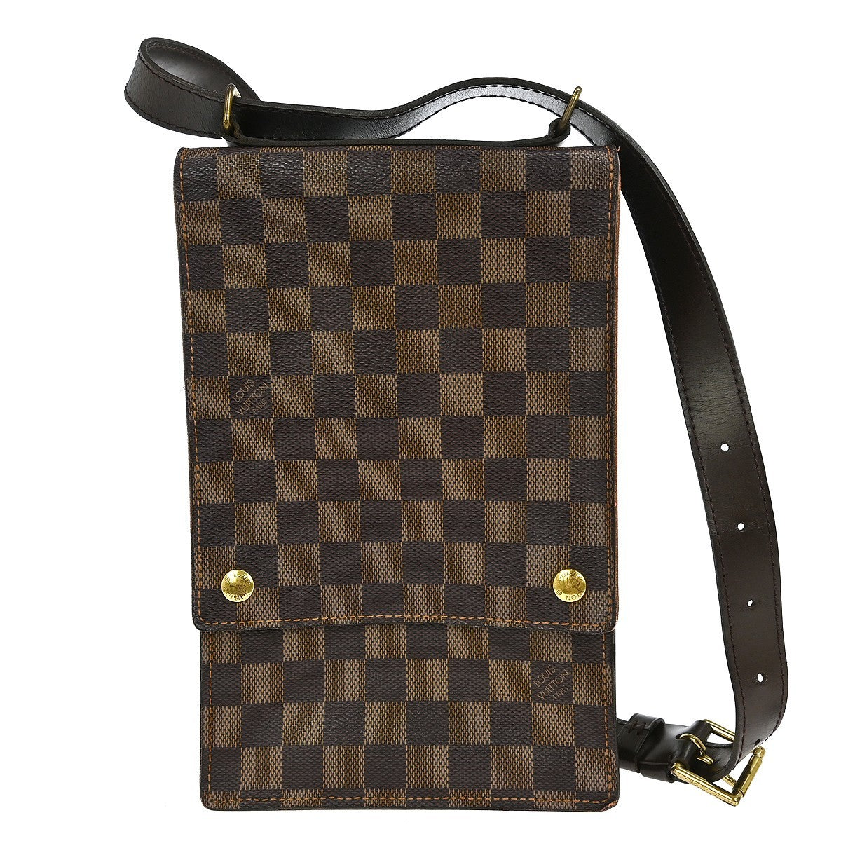 Louis Vuitton Portobello Messenger Damier Brown Canvas Shoulder Bag