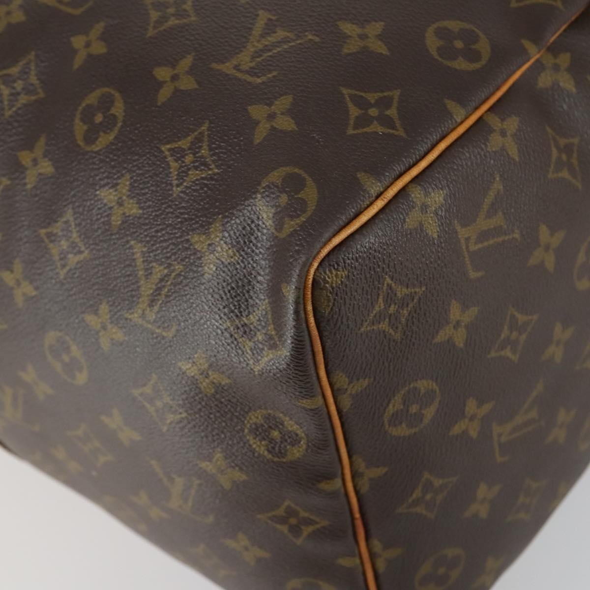 Louis Vuitton Keepall Bag Monogram Canvas Brown Canvas Travel Bag