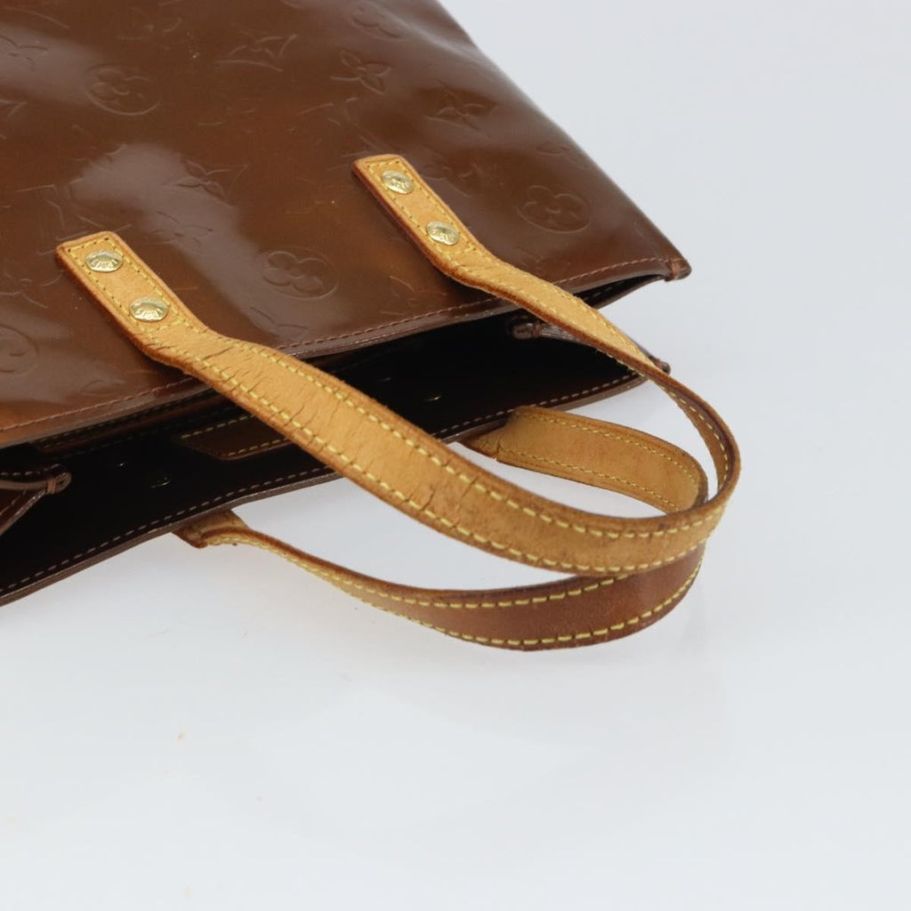 Louis Vuitton Reade Handbag Monogram Vernis Brown Patent_Leather Handbag