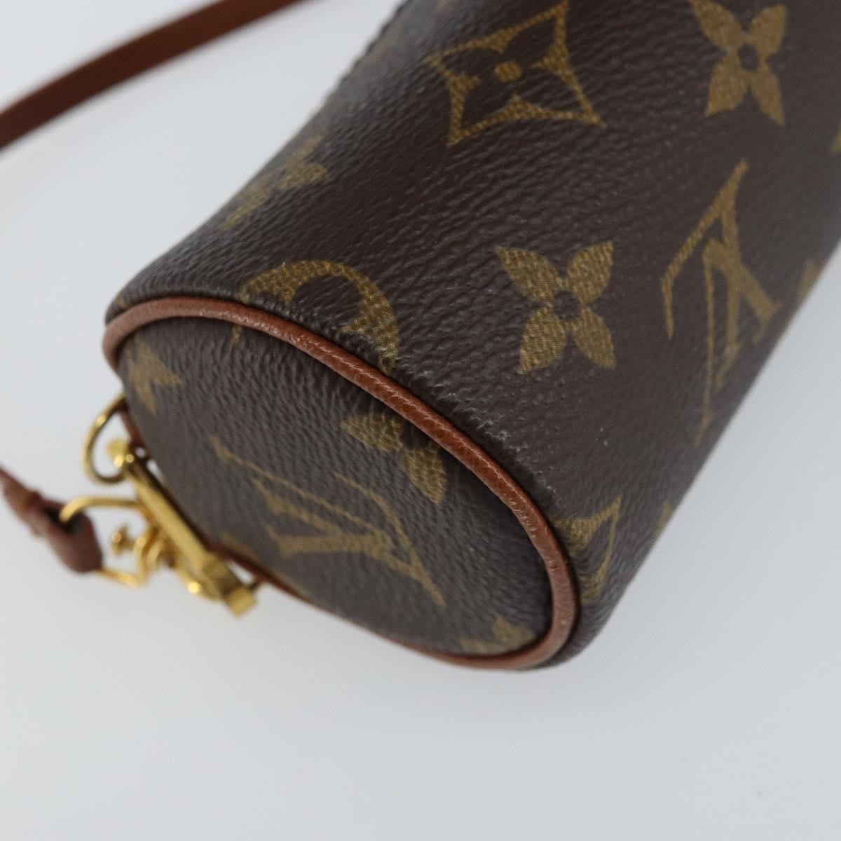 Louis Vuitton Papillon Pochette Monogram Canvas Brown Canvas Clutche & Pouche Bag