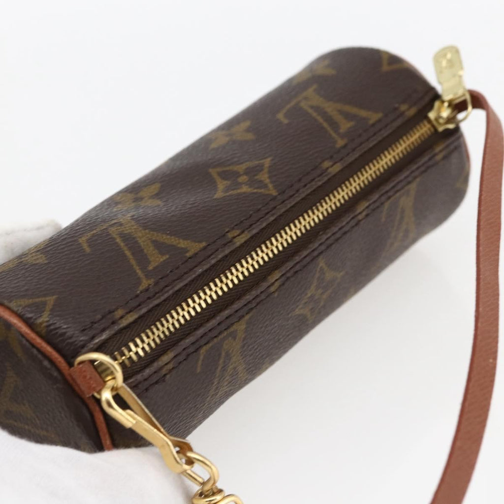 Louis Vuitton Papillon Pochette Monogram Canvas Brown Canvas Clutche & Pouche Bag
