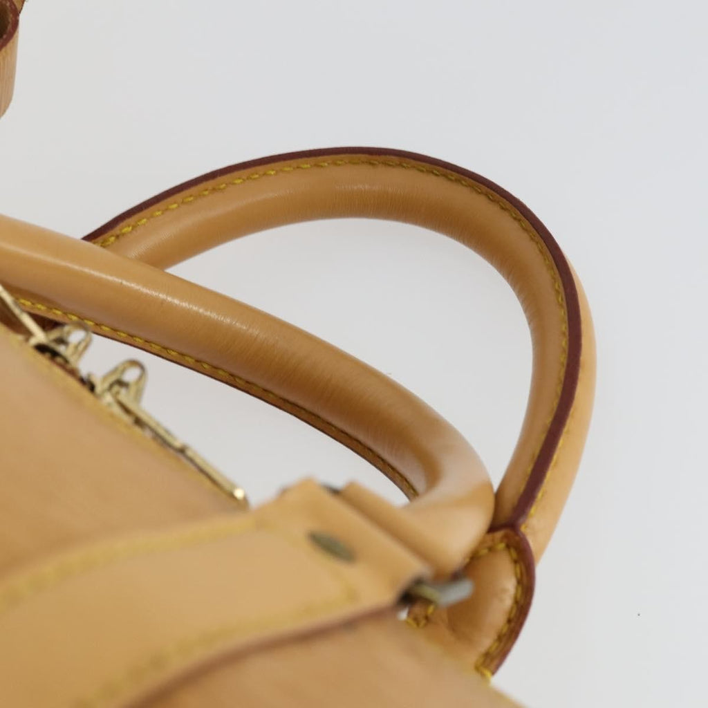 Louis Vuitton Keepall Bag Epi Leather Beige Leather Travel Bag