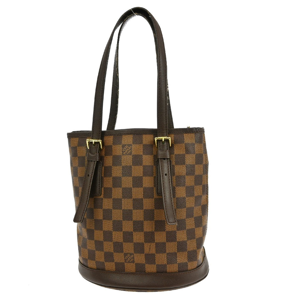 Louis Vuitton Marais Bucket Bag Damier Brown Canvas Tote Bag