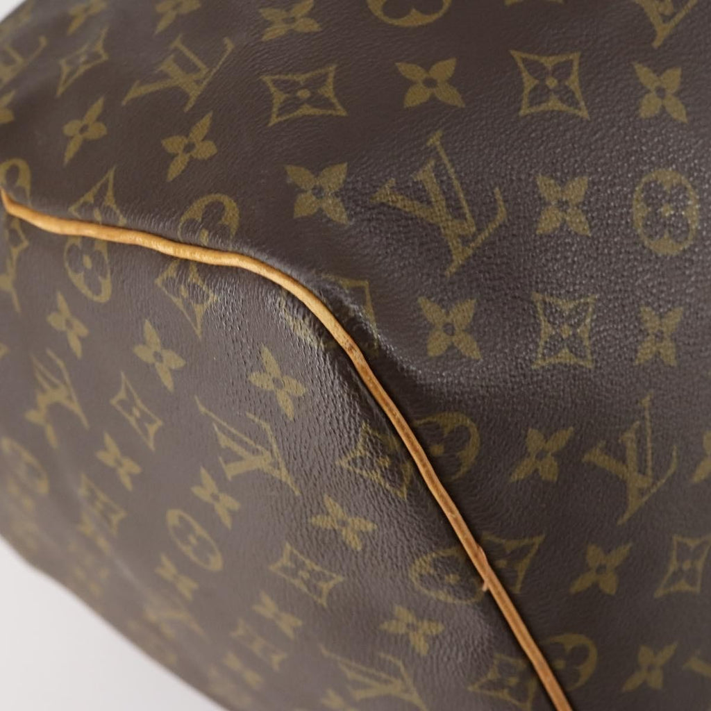 Louis Vuitton Keepall Bag Monogram Canvas Brown Canvas Travel Bag