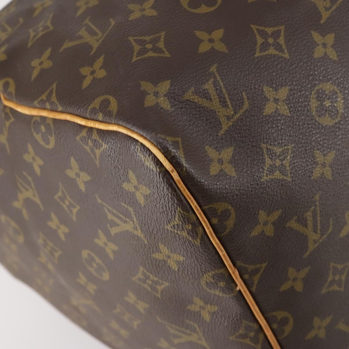 Louis Vuitton Keepall Bag Monogram Canvas Brown Canvas Travel Bag