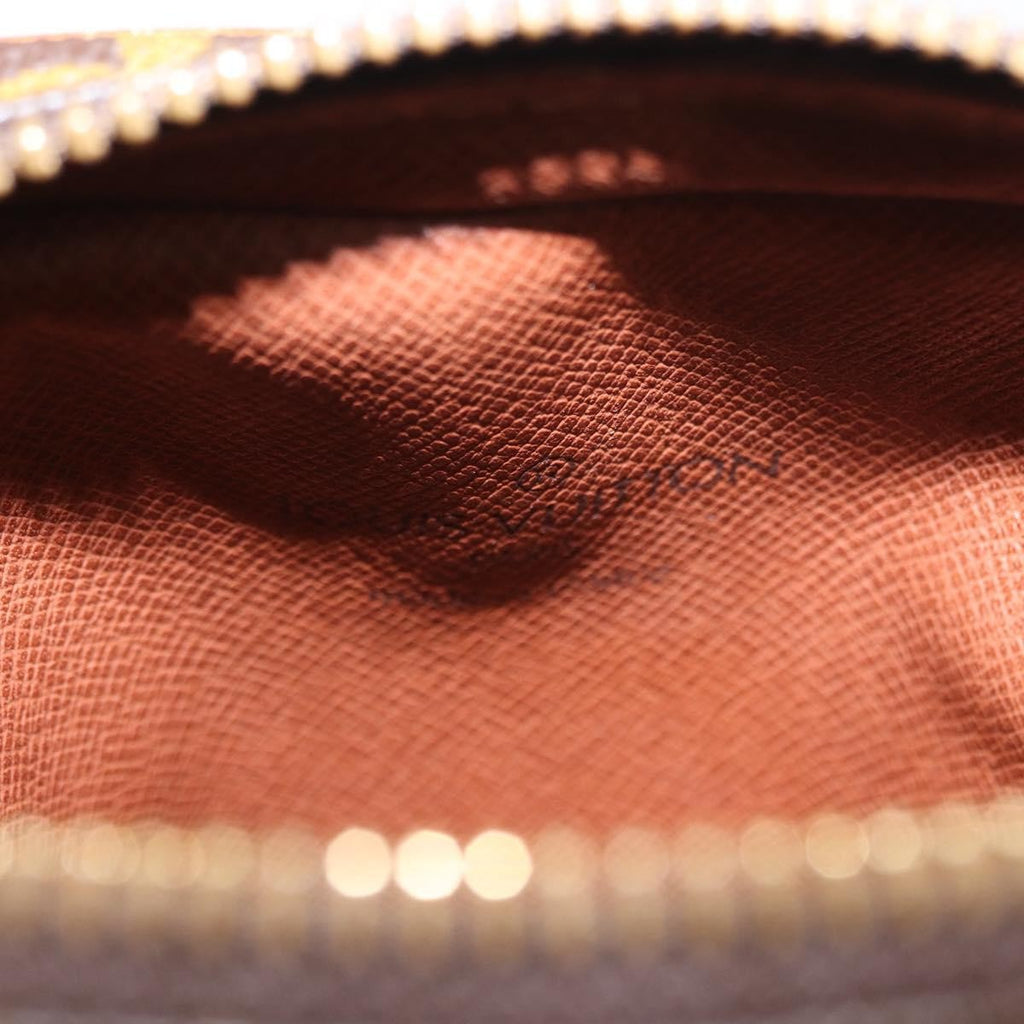 Louis Vuitton Danube Handbag Monogram Canvas Brown Canvas Shoulder Bag