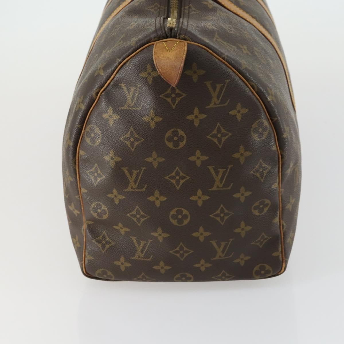 Louis Vuitton Keepall Bag Monogram Canvas Brown Canvas Travel Bag