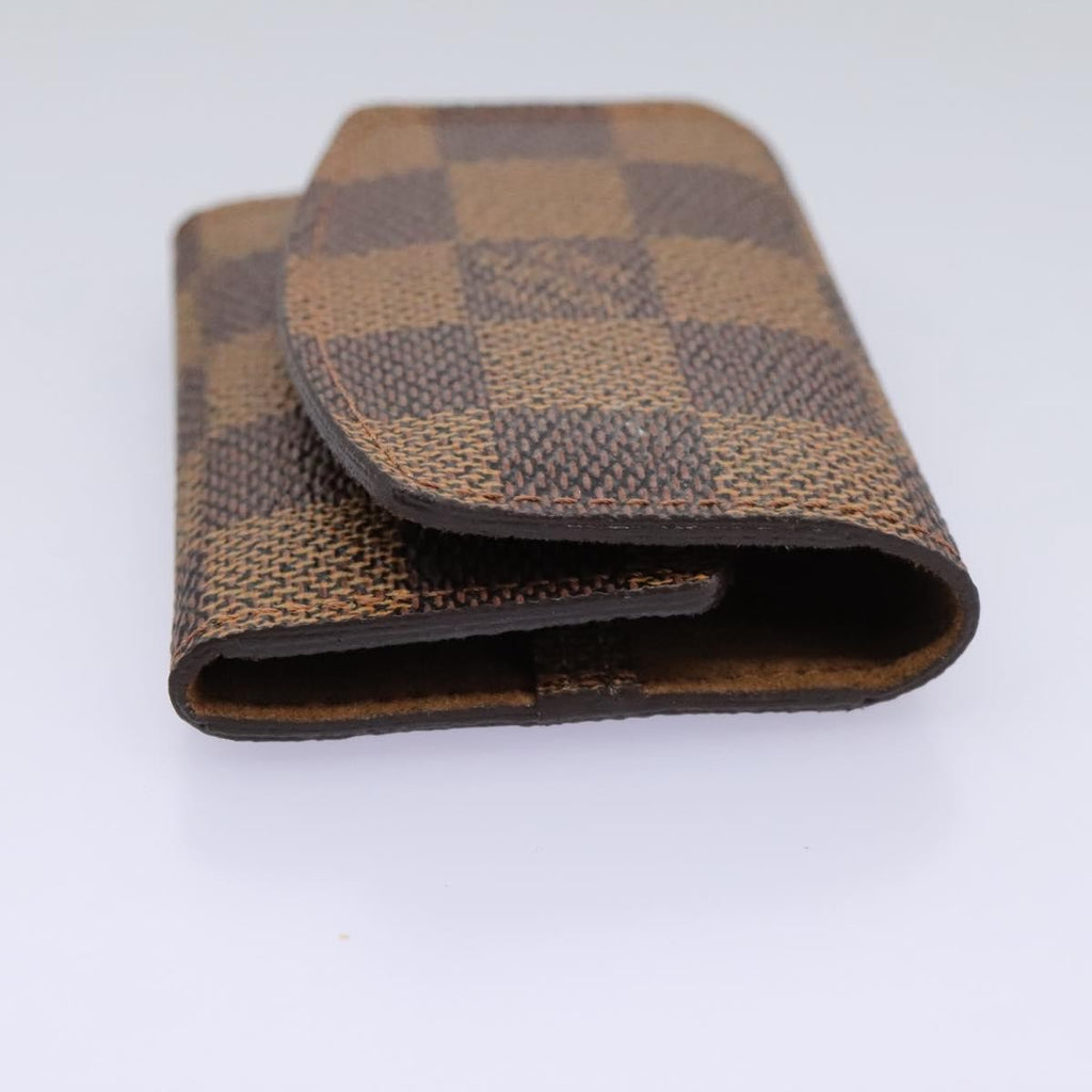 Louis Vuitton Cufflinks Case Damier Brown Canvas Cufflinks Jewelry