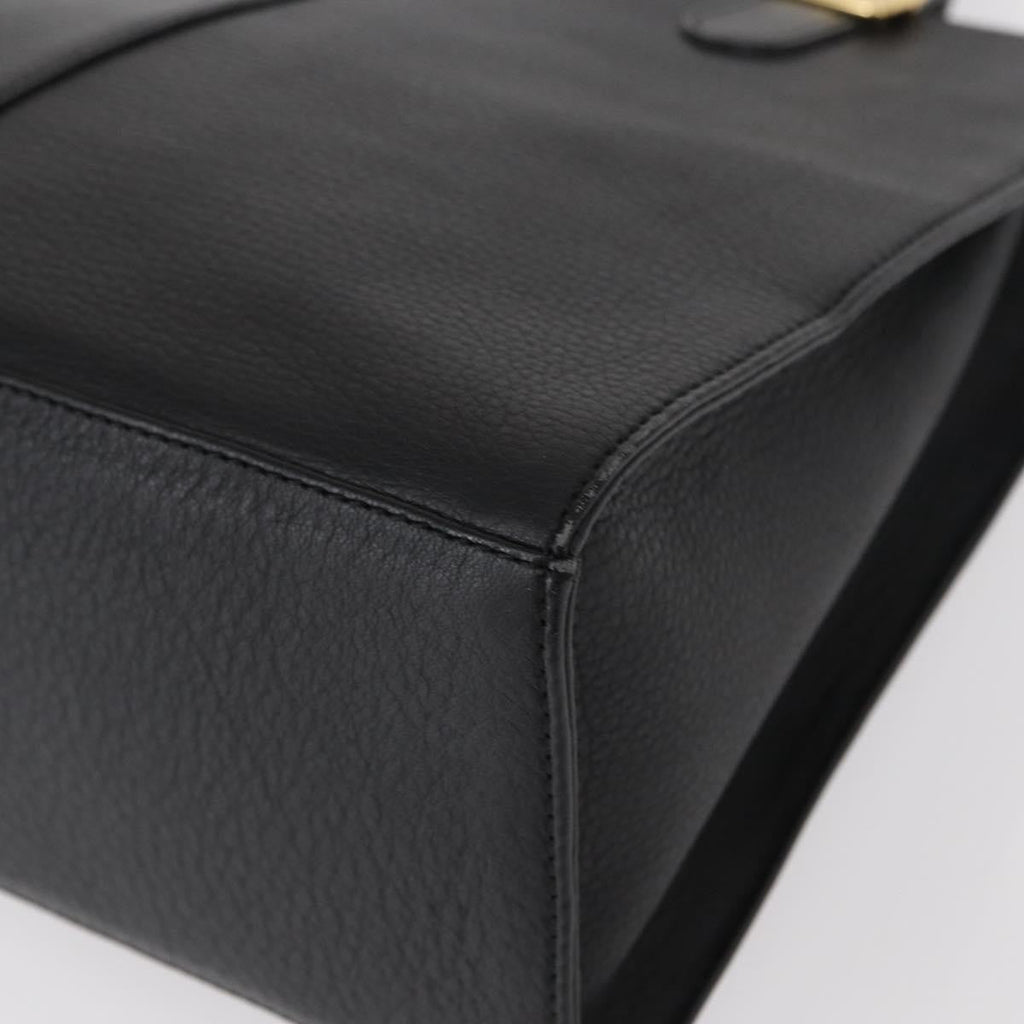 Burberry Vintage Handbag Leather Black Leather Handbag