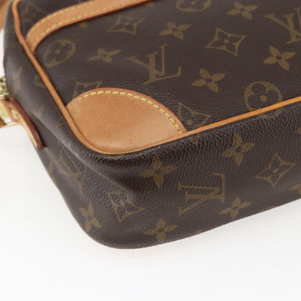 Louis Vuitton Trocadero Handbag Monogram Canvas Brown Canvas Shoulder Bag