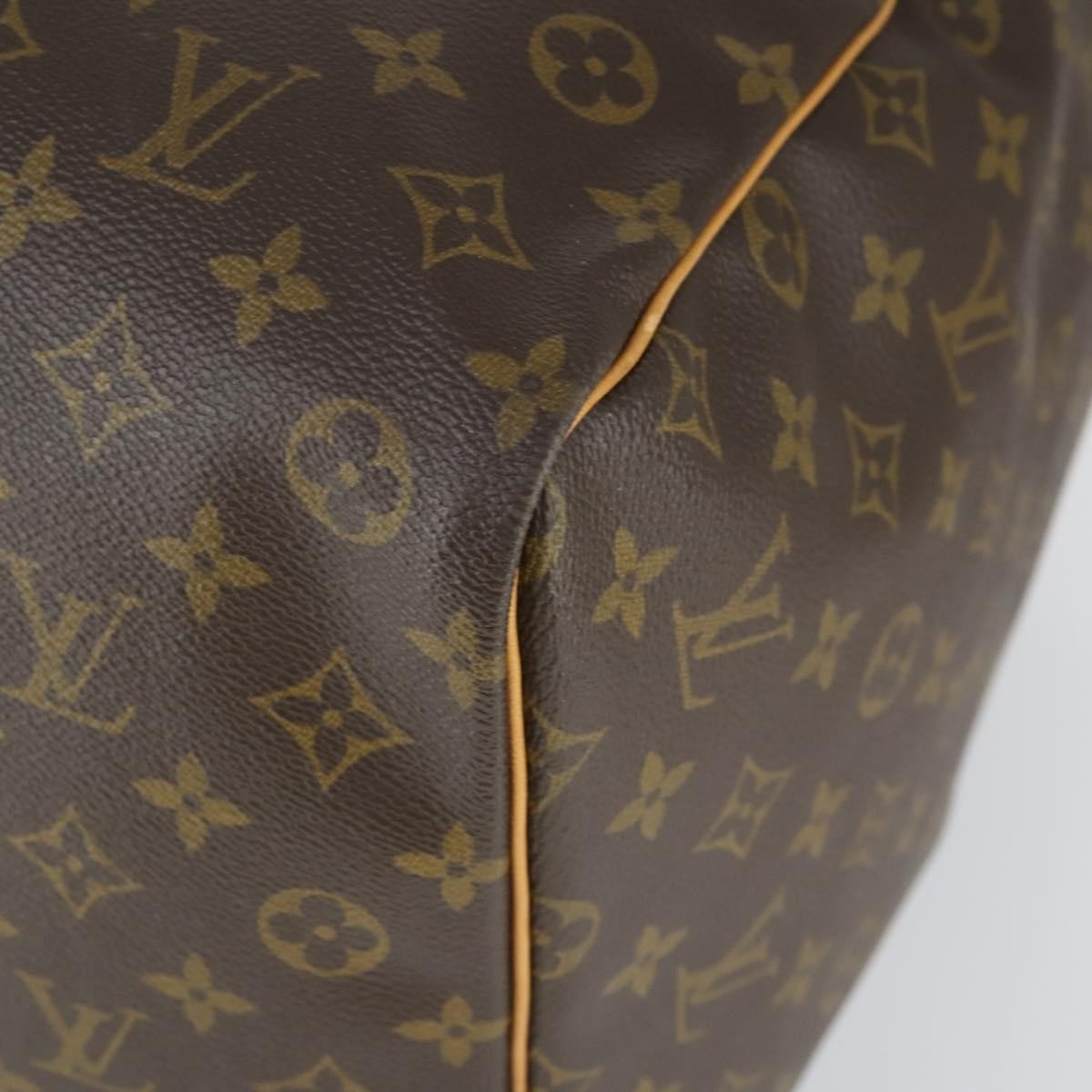 Louis Vuitton Keepall Bag Monogram Canvas Brown Canvas Travel Bag