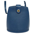 Louis Vuitton Cluny Shoulder Bag Epi Leather Blue Leather Shoulder Bag