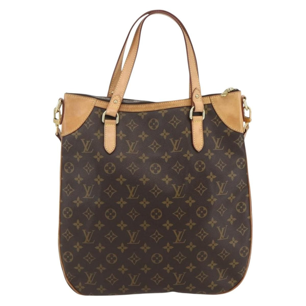 Louis Vuitton Odeon Handbag Monogram Canvas Brown Canvas Shoulder Bag
