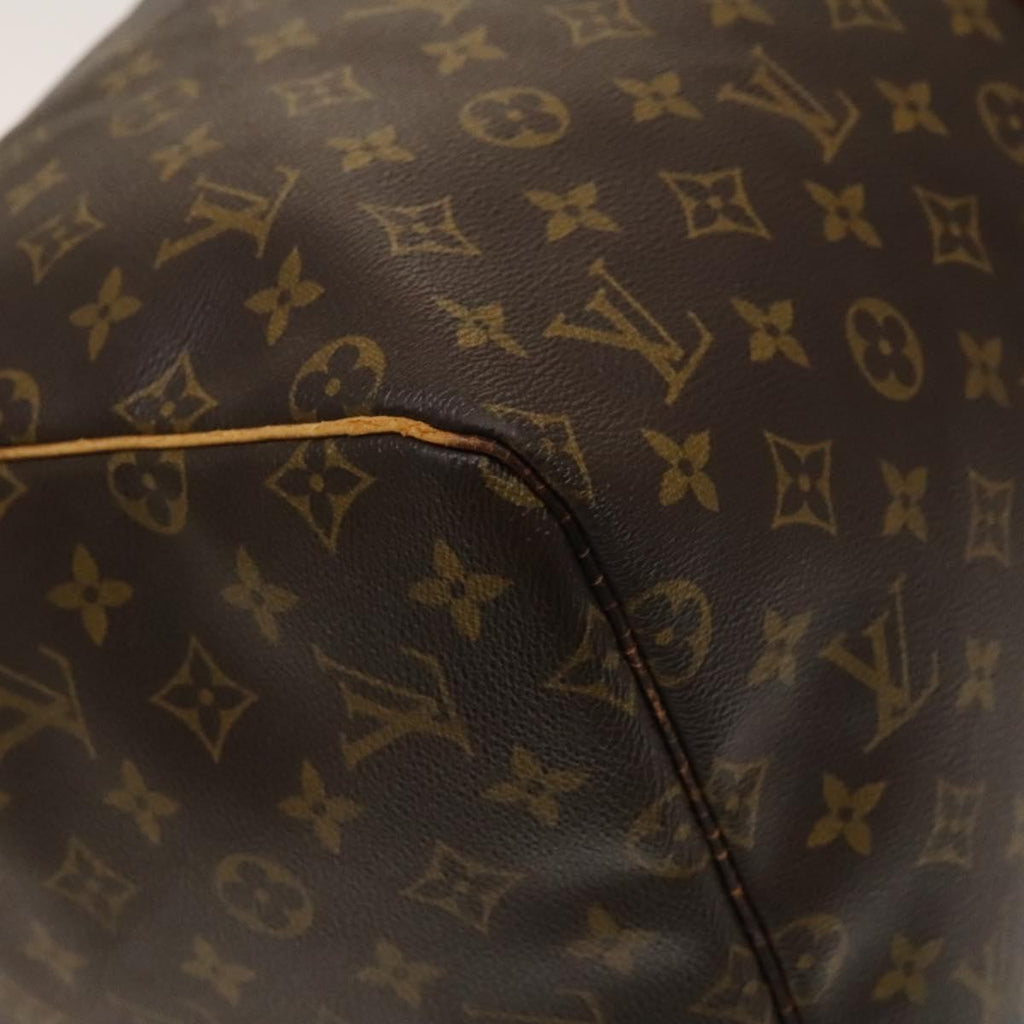 Louis Vuitton Keepall Bag Monogram Canvas Brown Canvas Travel Bag