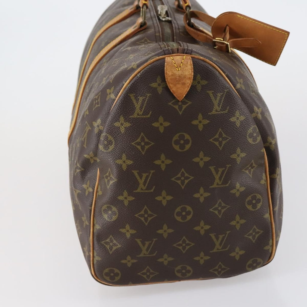 Louis Vuitton Keepall Bag Monogram Canvas Brown Canvas Travel Bag